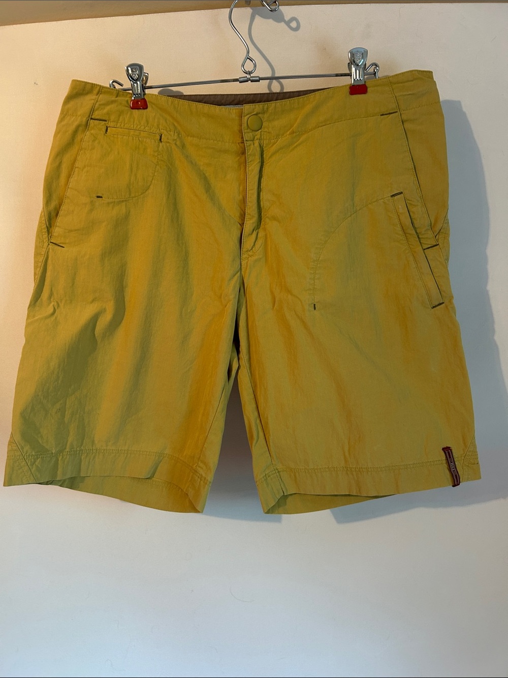 REI Women’s Lightweight Yellow Outdoor Shorts size 14